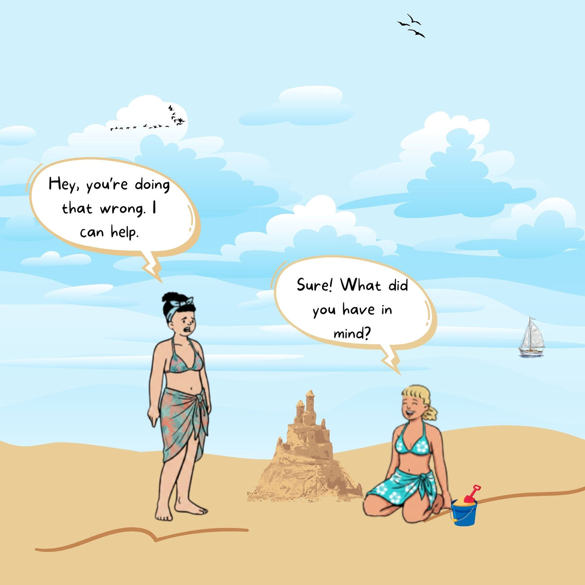 Life On The Sand  "Mansplaining"