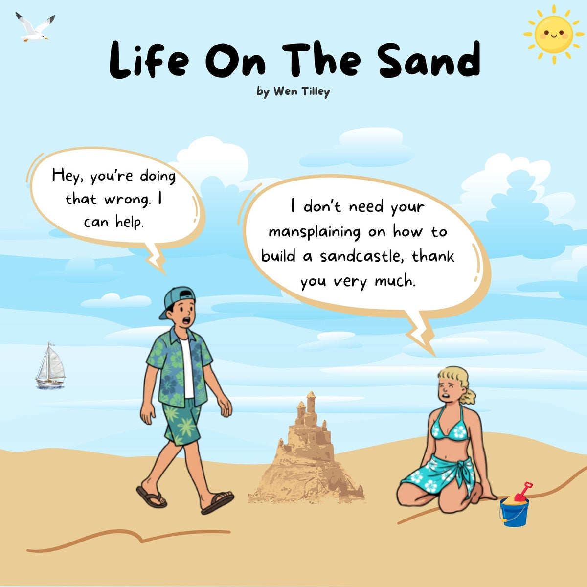 Life On The Sand  "Mansplaining"