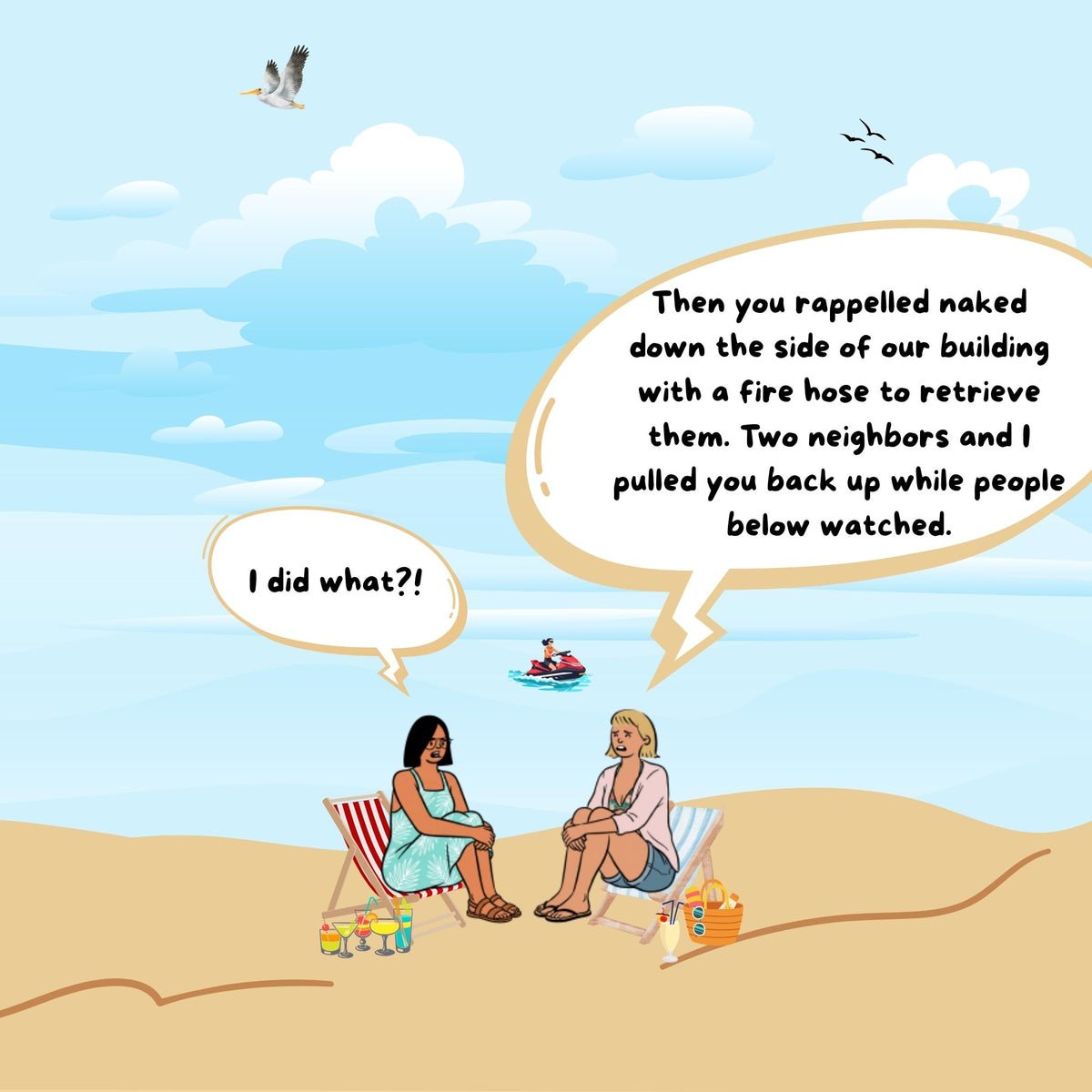 Life On The Sand  "Beach Drinking"