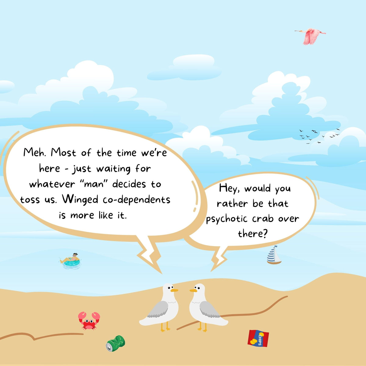 Life On The Sand  "Free As A Bird"
