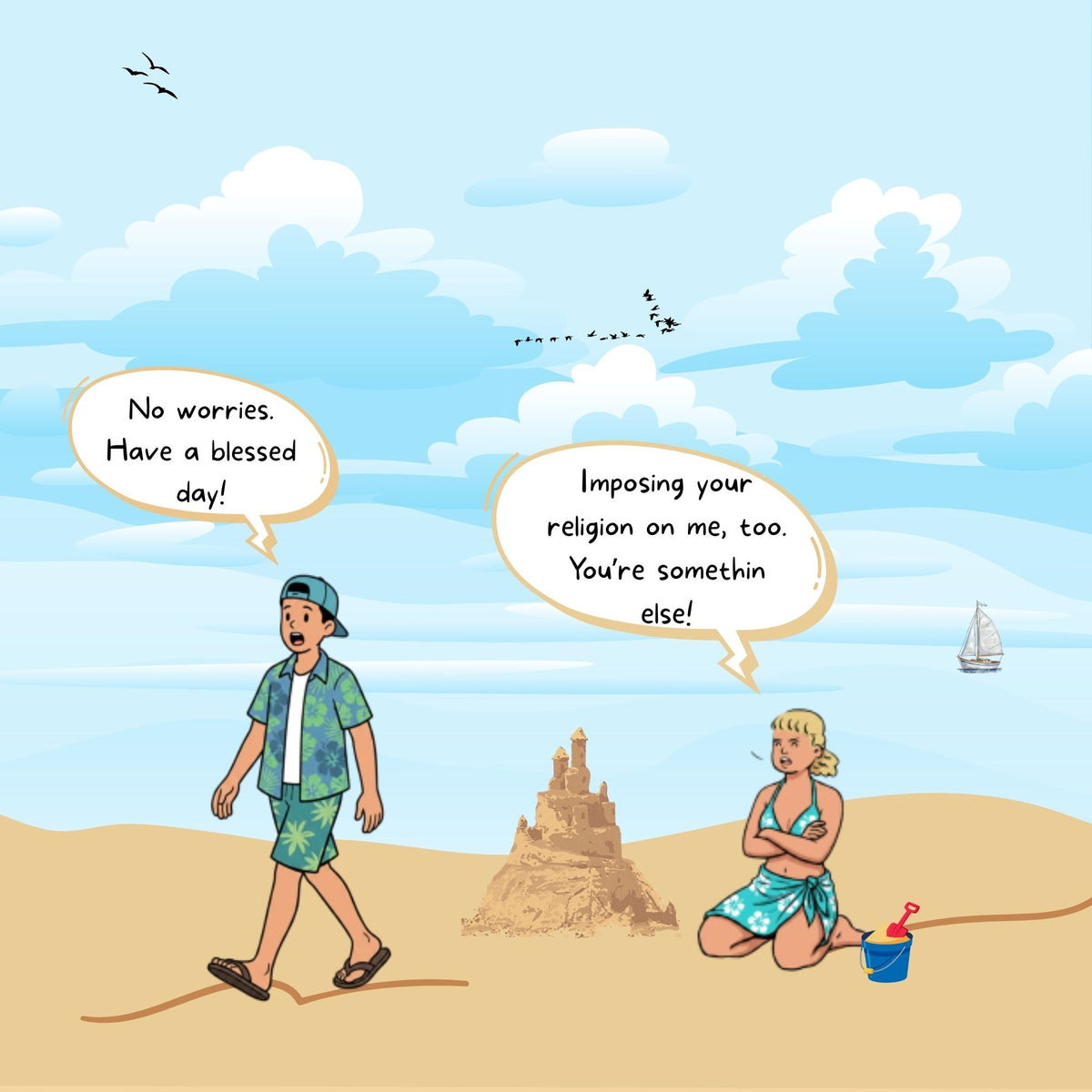 Life On The Sand  "Mansplaining"